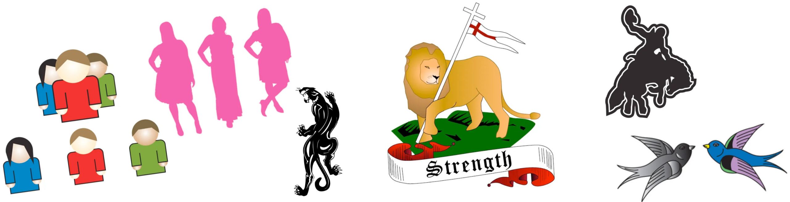 DW Slide Illustrations Characters